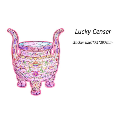 3D Sticker Scenes Plus Size Antique Restoration Sticker Set｜Stress-Relief DIY Craft｜Therapeutic Time Companion